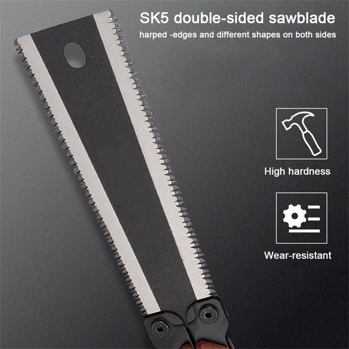 Double Sided Folding Handsaw