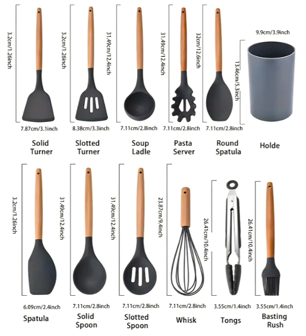Kitchen utensils Set (12 pcs)