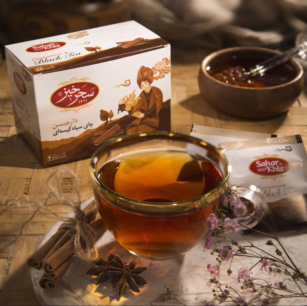 خرید چای كيسه اي دارچينی سحرخیز ۱۲ عددی در کانادا