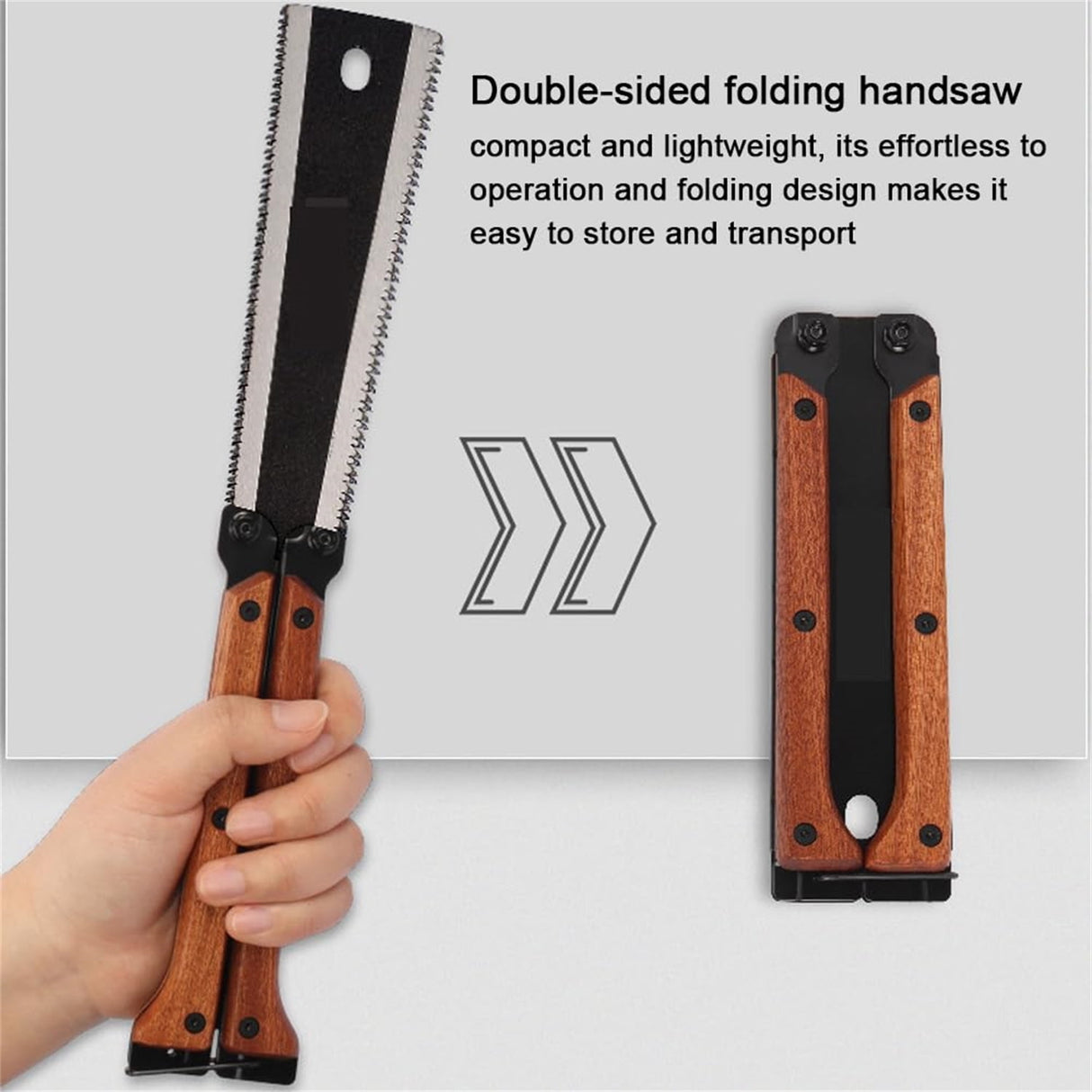 Double Sided Folding Handsaw