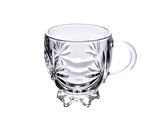 Luxury glass tea cups (6 pcs)