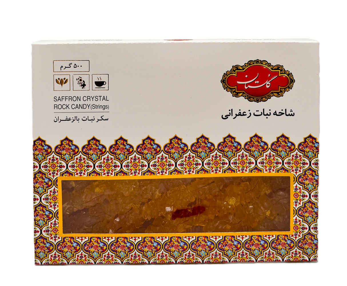 Golestan | Saffron  rock candy strings  (500 g)