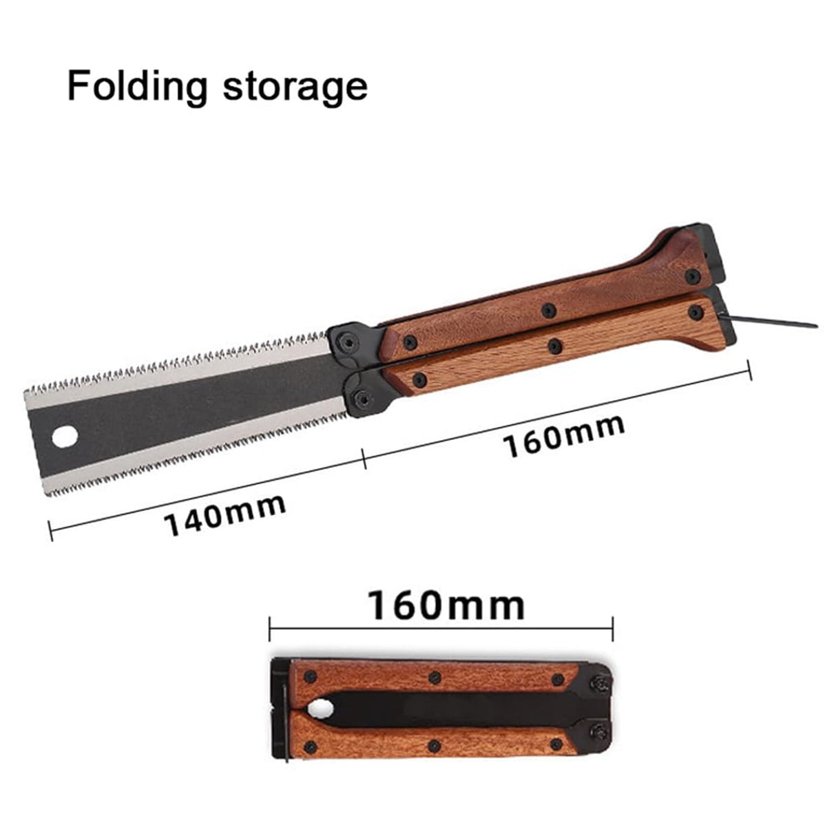 Double Sided Folding Handsaw