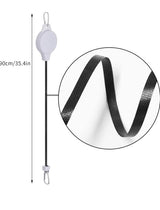 White Plant pulley retractable hanger
