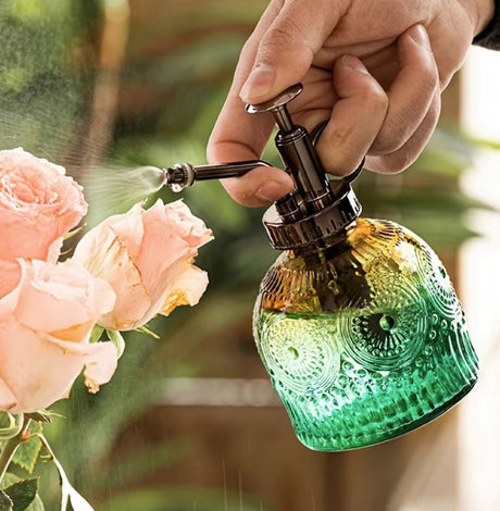 Vintage Glass Plant Mister Spray Bottle, 230 cc