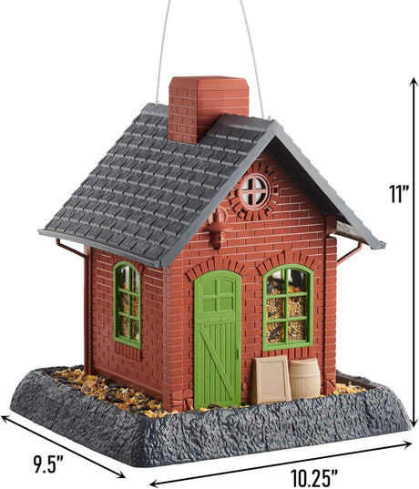 Brown Birdfeeder