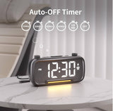 Digital 5 in 1 Alarm Clock Radio with Bluetooth Speaker
