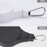White Plant pulley retractable hanger