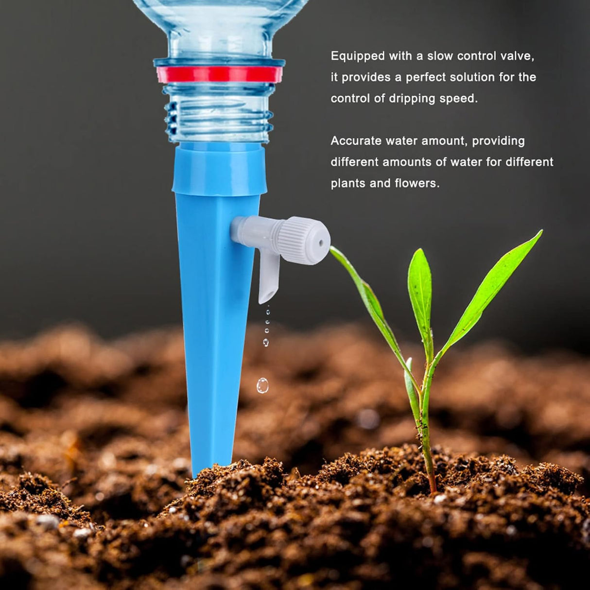 10 pcs Adjustable Plant Watering Nozzle with Slow Release Control