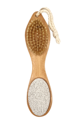 4 in 1 Bamboo foot massager and scrubber